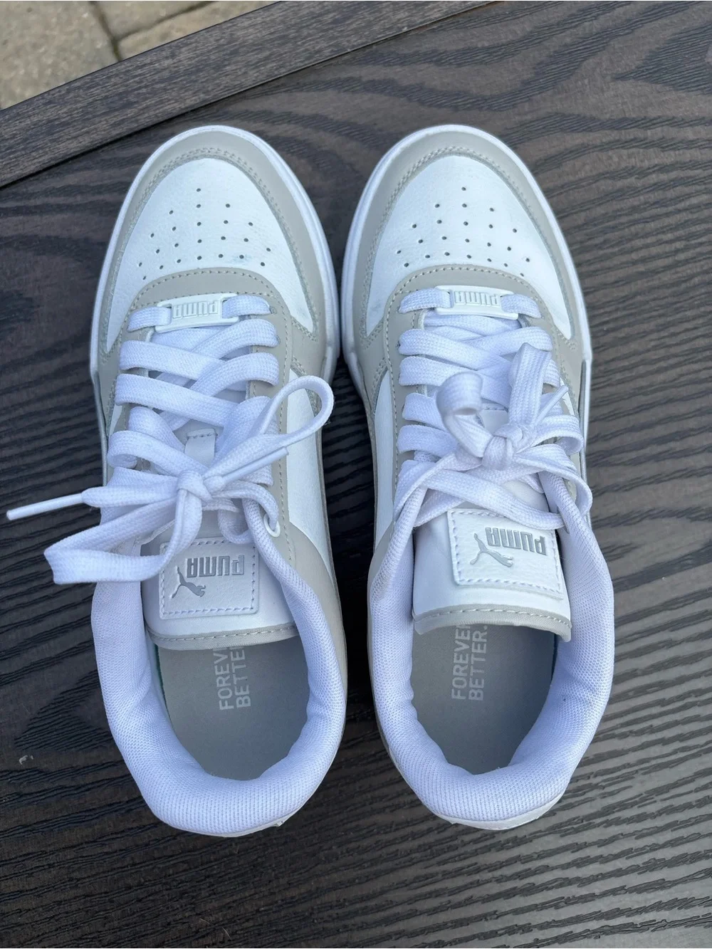 PUMA Caven Dime Low White Grey Sz 7